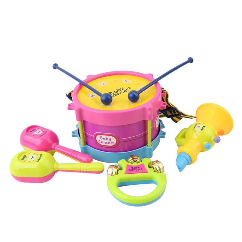 

Educational Baby Kids Roll Drum Musical Instruments Band Kit Classic Children Toy Baby Kids Musical Toy Gift