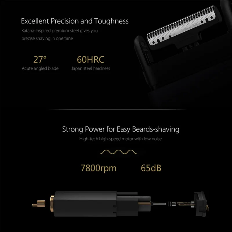 Оригинал 01 электробритва для мужчин умная портативная мини бритва полностью