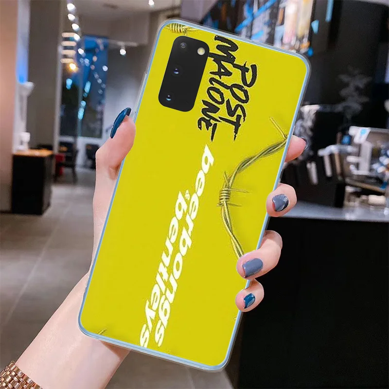 Чехол для телефона Post Malone Beerbongs Samsung Galaxy S21 5G Ultra S20 FE S10 S10E S8 S9 Plus S7 силиконовый