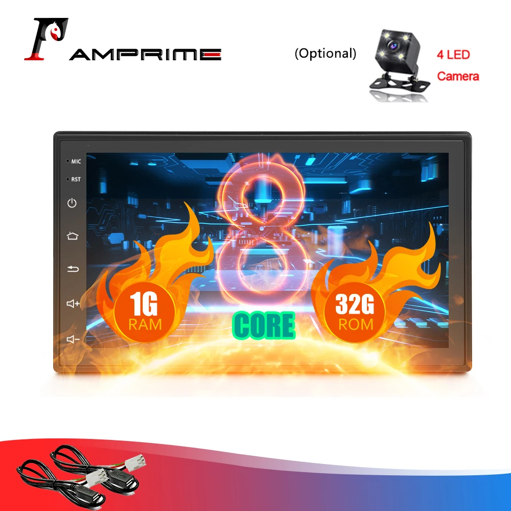 Автомагнитола AMPrime мультимедийный плеер на Android с восьмиядерным процессором для
