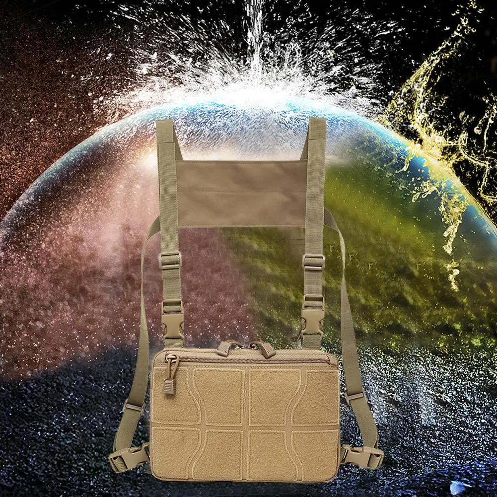 

Nylon Adjustable Chest Rig Waist Bag Hip Hop Cross Shoulder Bag Outdoor Men Women New Characteristic Outdoor Bags Adjustable