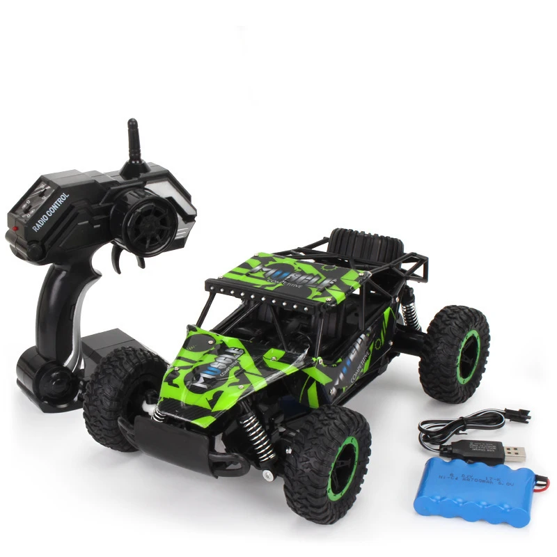 2615 green Foam Box Радиоуправляемая машина 1:16, внедорожник, рок Ровер, двойные высокоскоростные двигатели, большая нога, багги, автомобили, дистанционное управление, Радиоуправление, led, внедорожные автомобильные игрушки - Цвет: 2615 green Foam Box