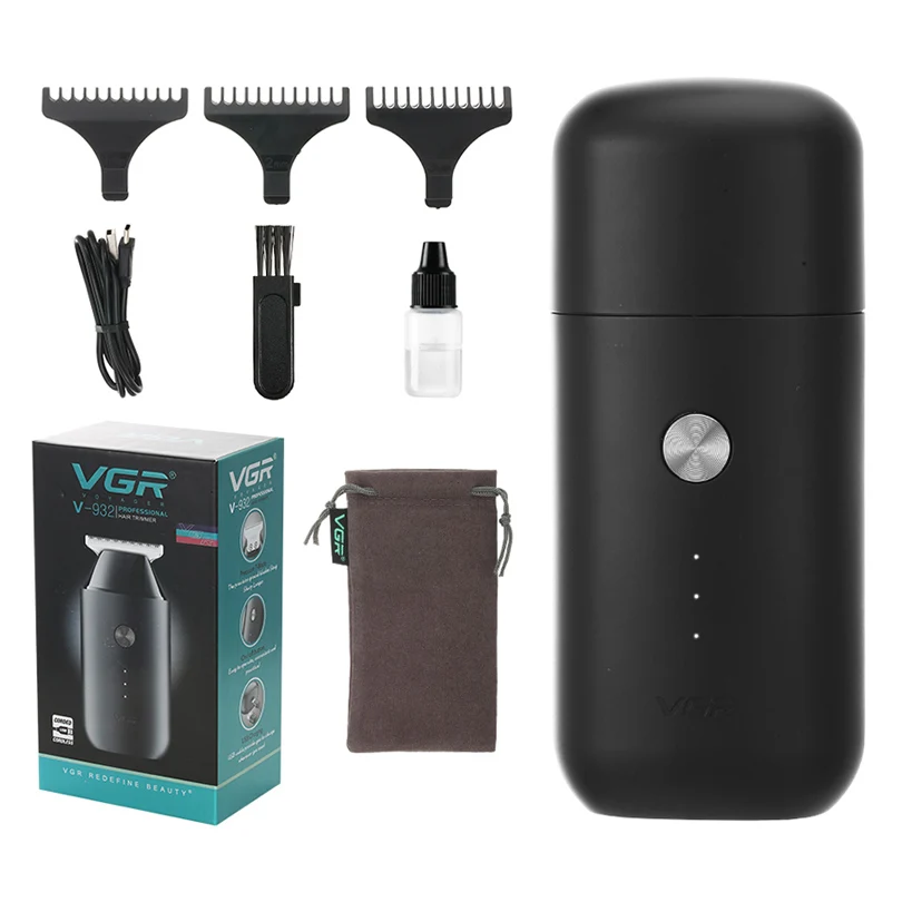 

Black Hair Trimmer Men Professional Barber Shop Hair Clipper Rechargeable Electric Cordless Outliner Hair Cutting Machine 5W