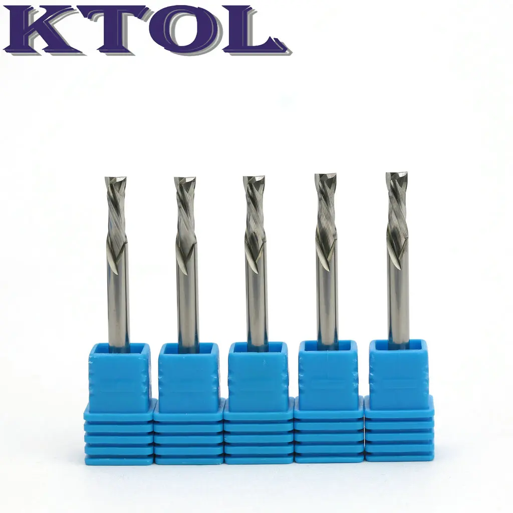 Концевые Фрезы с ЧПУ Clean Up /Down Cut набор инструментов для работы по дереву 4x12 мм-2 |