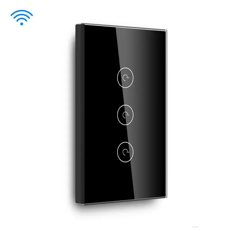 

3 Gang 118mm Wi-Fi Touch Control Switch
