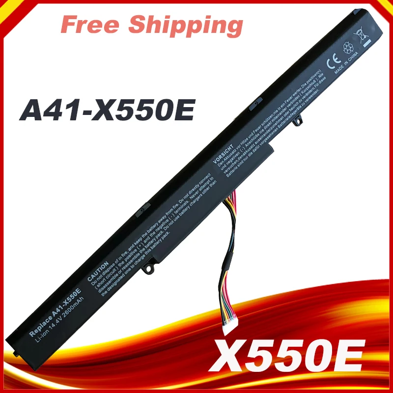 Аккумулятор для ноутбука Asus X550DP A450V K550E X750J A550D K751L X751L F450 P750LB X751MA F450C R752L X751MD F450E