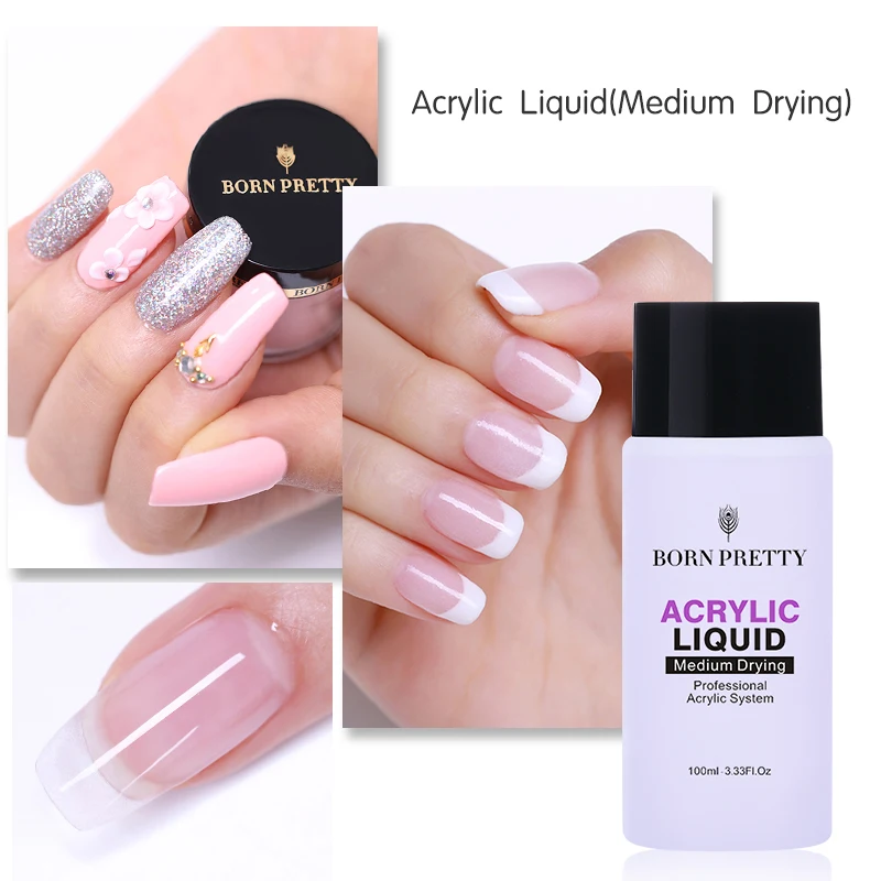 BORN PRETTY профессиональная жидкость для дизайна ногтей акриловая наращивания