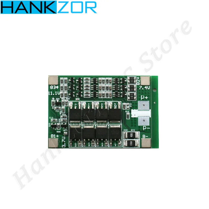 

Wholesale 3.7V Li-ion 3S 12V 25A battery protection board 8MOS Specially developed for electric drill refitting users