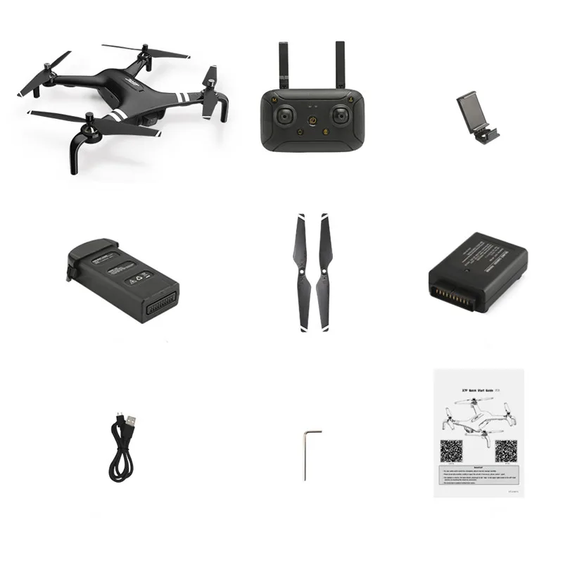 JJRC X7P умный фонарь WIFI 1 км FPV w/ 4K камера двухосевой карданный бесщеточный двигатель