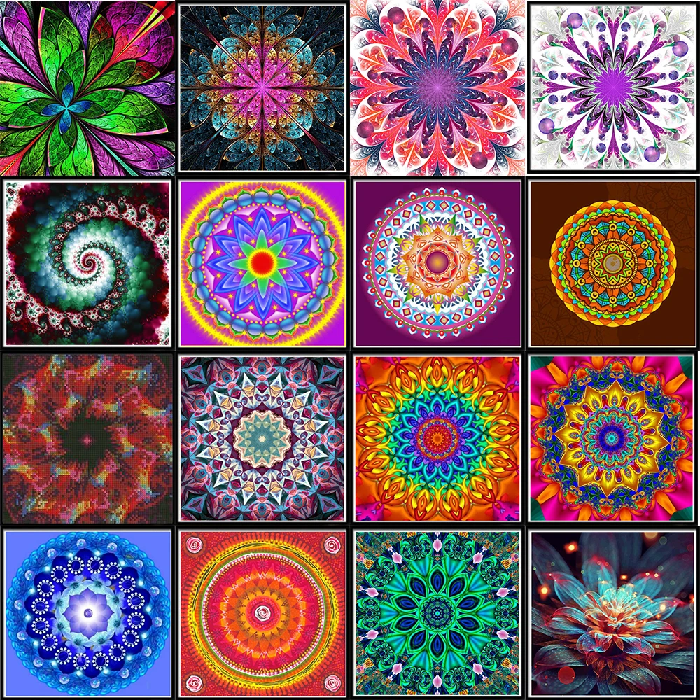 

5D Diamond Painting Full Diamond Animal Round Diamond Mosaic Pattern Mandala Flower Diy Cross Stitch Home Decoration Handmade