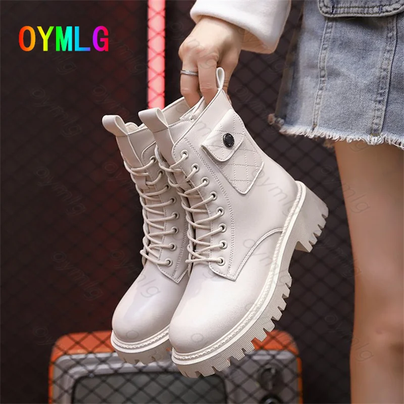 

Martin boots female British style thick-soled thin section breathable 2021 new spring and autumn single tube short boots shoes