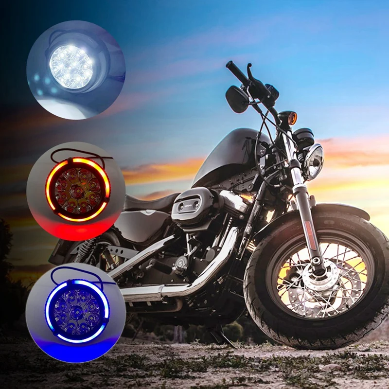 Мотоцикл 9 светодиодный одов 12 В передсветильник фара противотуманная s