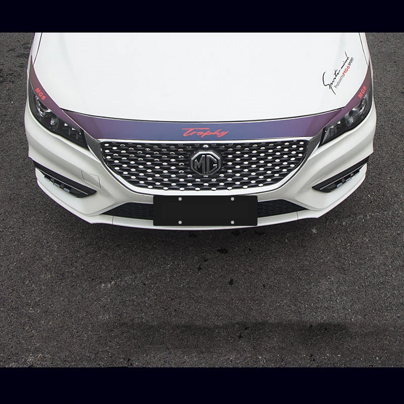 

For MG6 Modified Special Cover Decorative Stickers 17-18 MG 6 Hood Light Above Car Sticker