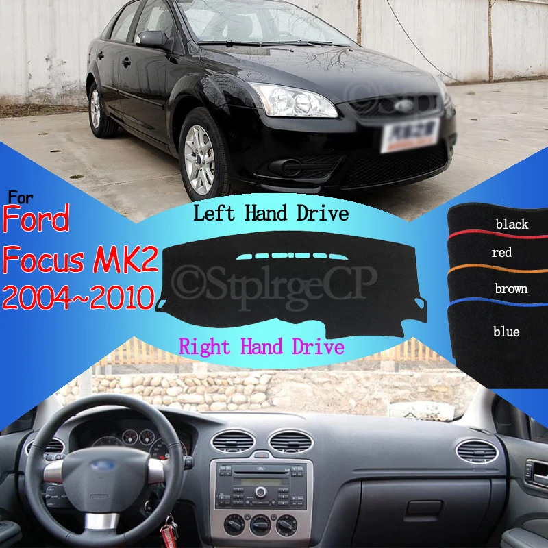 Protective Pad Carpet Dashboard Cover Sun Shade Dash Board Dashmat for Ford Focus MK2 2004~2010 2006 2007 2008-09 | Автомобили и