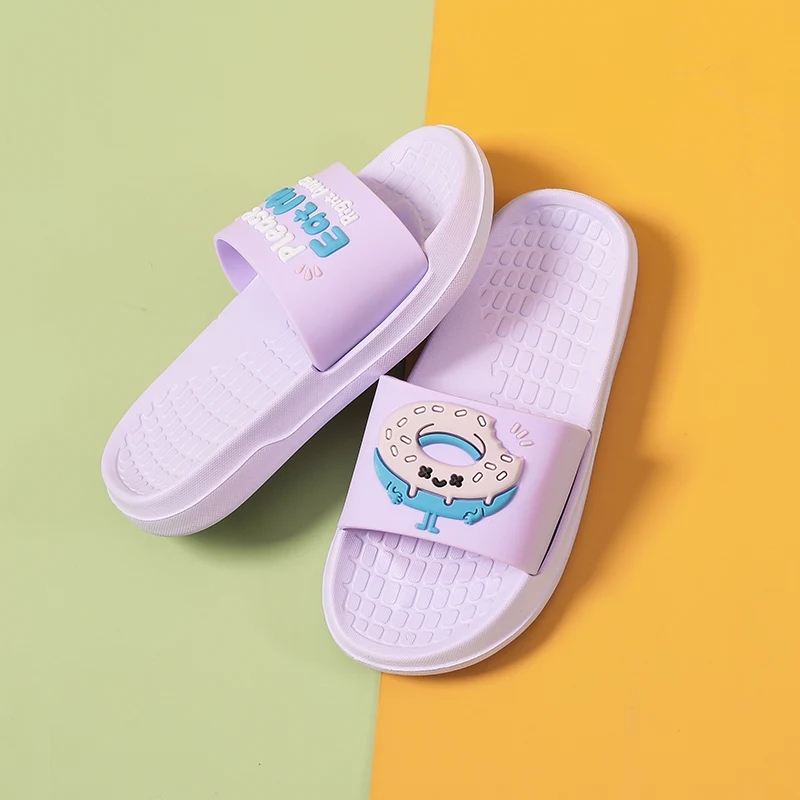 Шлепанцы для мальчиков и девочек мягкая подошва домашняя обувь начинающих