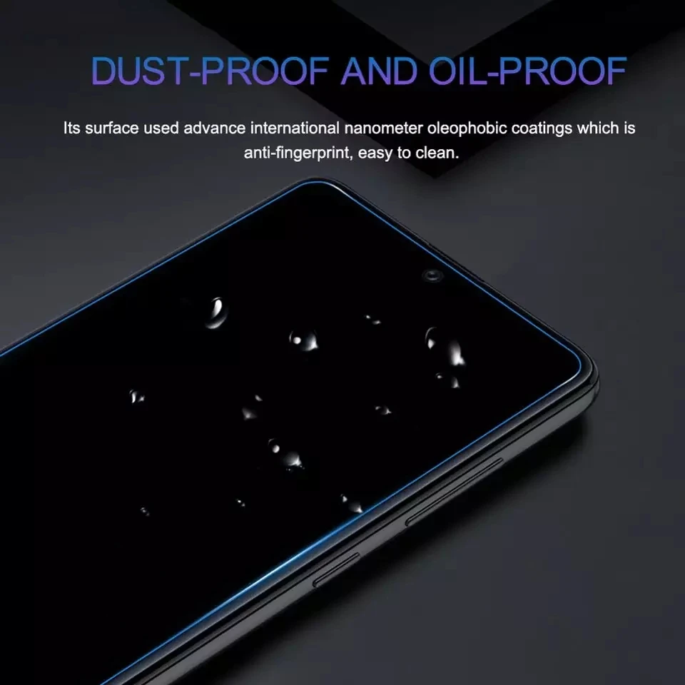 

4-in-1 samsunq a 71 glass protective camera glasses for samsusng galaxy a71 5g 2020 sm-a716f 6.4'' phone screen lens glass film