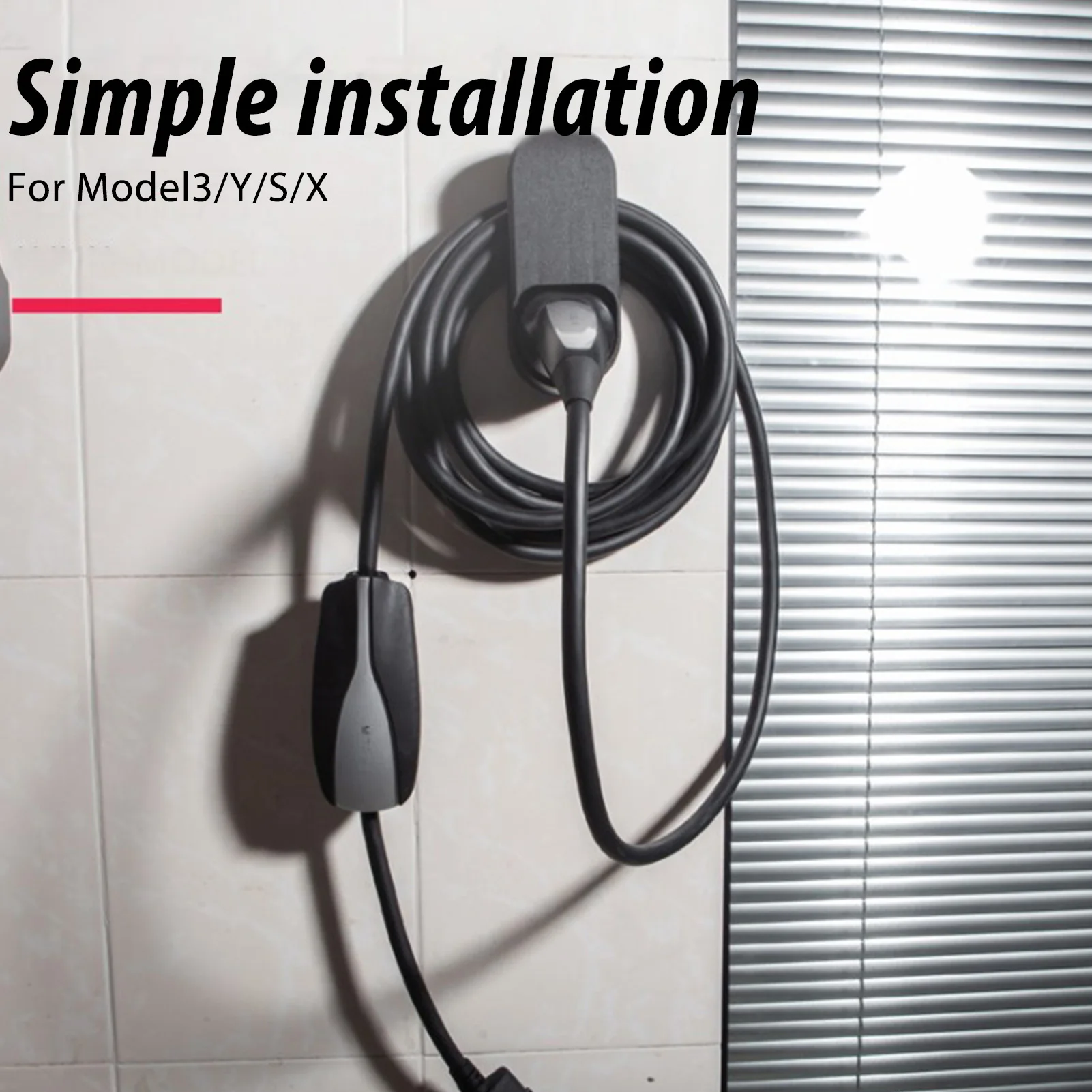 

Car Charging Cable Organizer For Tesla Model 3 S X Y Accessories Wall Mount Connector Bracket Charger Holder Model3