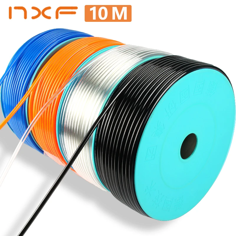 

10M Air Tubing Pneumatic Pipe Hose for compressor Tube Hose ID 8mmx5mm 6mm x 4mm 2.5mm 12x8mm Transparent Blue Red PU Air Gas pu