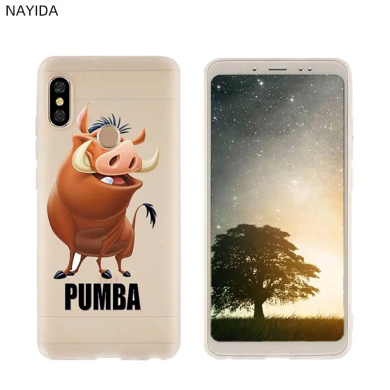 Мягкий чехол для телефона Xiao mi 9 8 mi A1 A2 A3 lite F1 6 5X se для Red mi Note 8 7 6 5 мультфильм фильм лев Король - Цвет: 3D printing 01