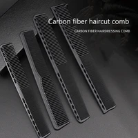 professional hairdresser hair cutting comb black double sided heat resistant salon antistatic barber styling brush tool g0329