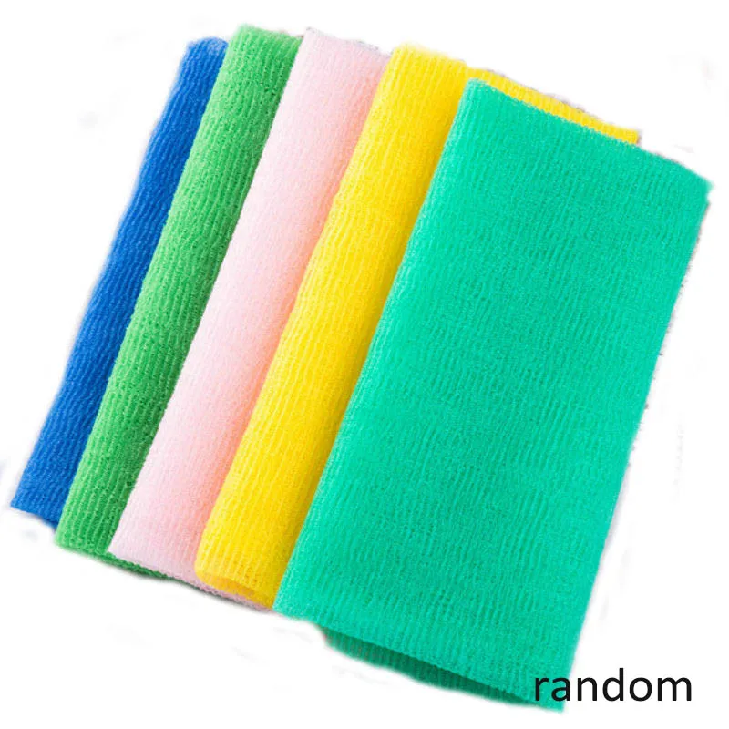 Mesh Foam Shower Towel Body Washing Clean Tool Nylon Cleaning Cloth Exfoliate Puff Scrubbing Bathroom Accessories | Дом и сад