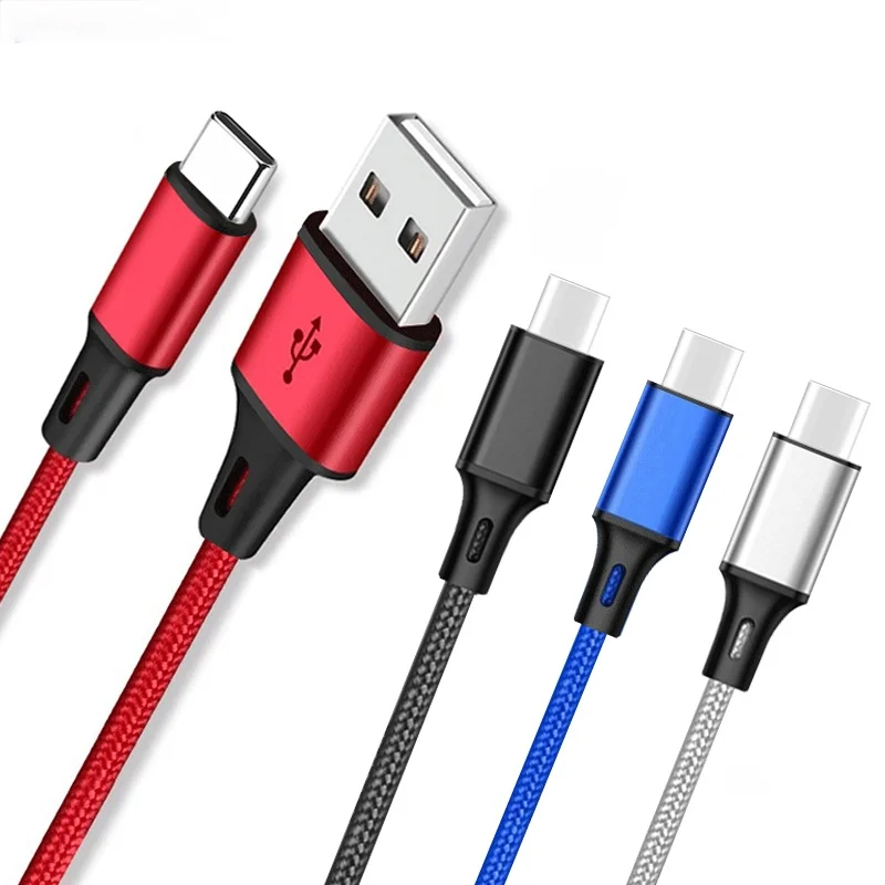 

Data USB Type C Fast Charge Cable for Samsung galaxy S8 S9 Plus Note 8 9 A3 A5 A7 USBC TypeC long Cell Phone Charger 1 2 3m