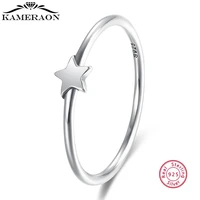 925 sterling silver rings for women dainty fashion jewelry minimalism star rings for female fine jewelry gift party rings
