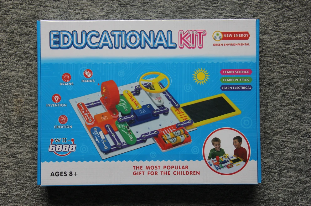 Творческие Diy электронные строительные блоки для студентов детей физика