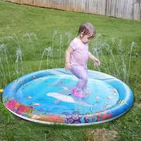 swiming sprinkle splash play mat water pool toys fun outdoor party summer splash pad for children toddlers boys girls kids