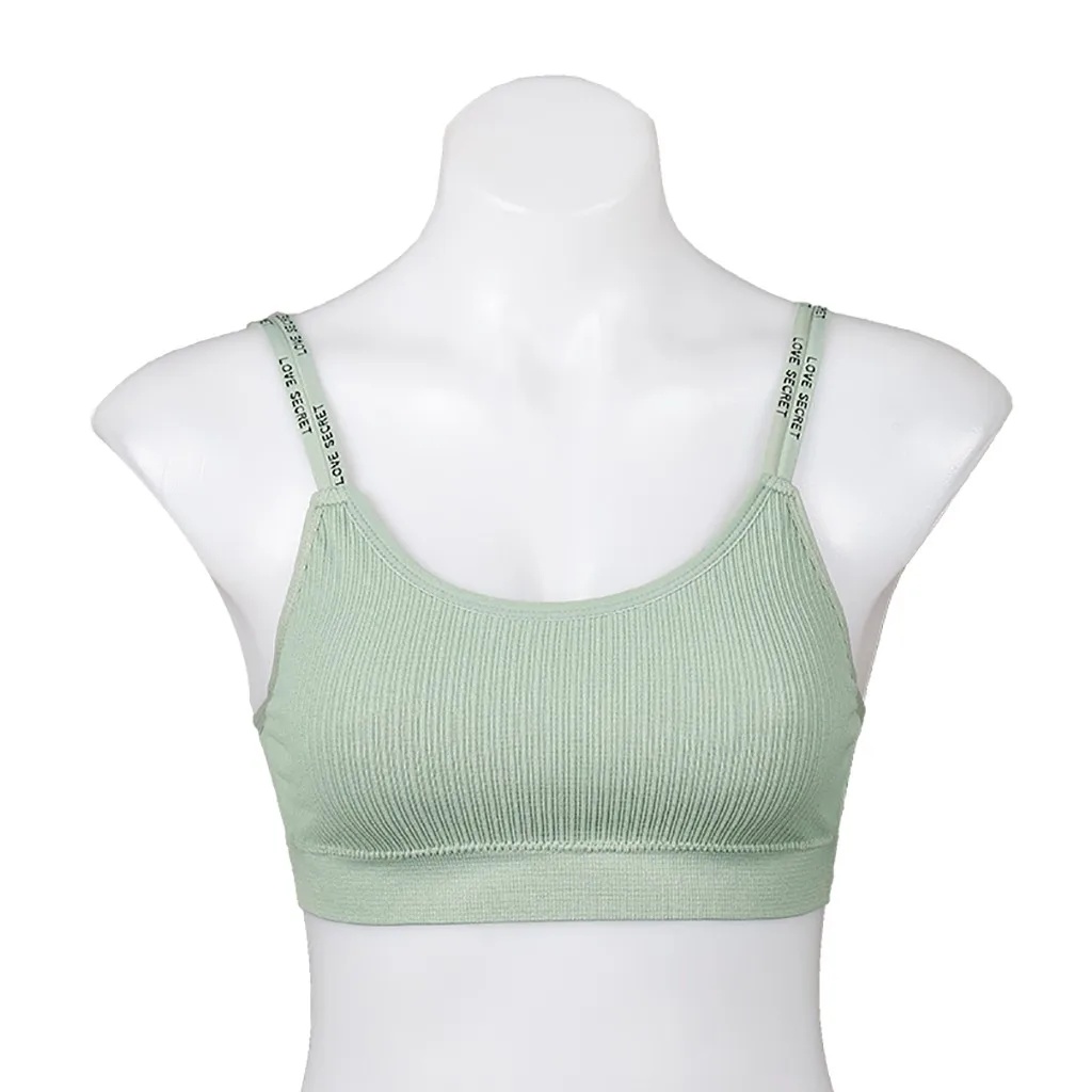 Женский спортивный бюстгальтер TELOTUNY однотонный бесшовный дышащий пуш ап с