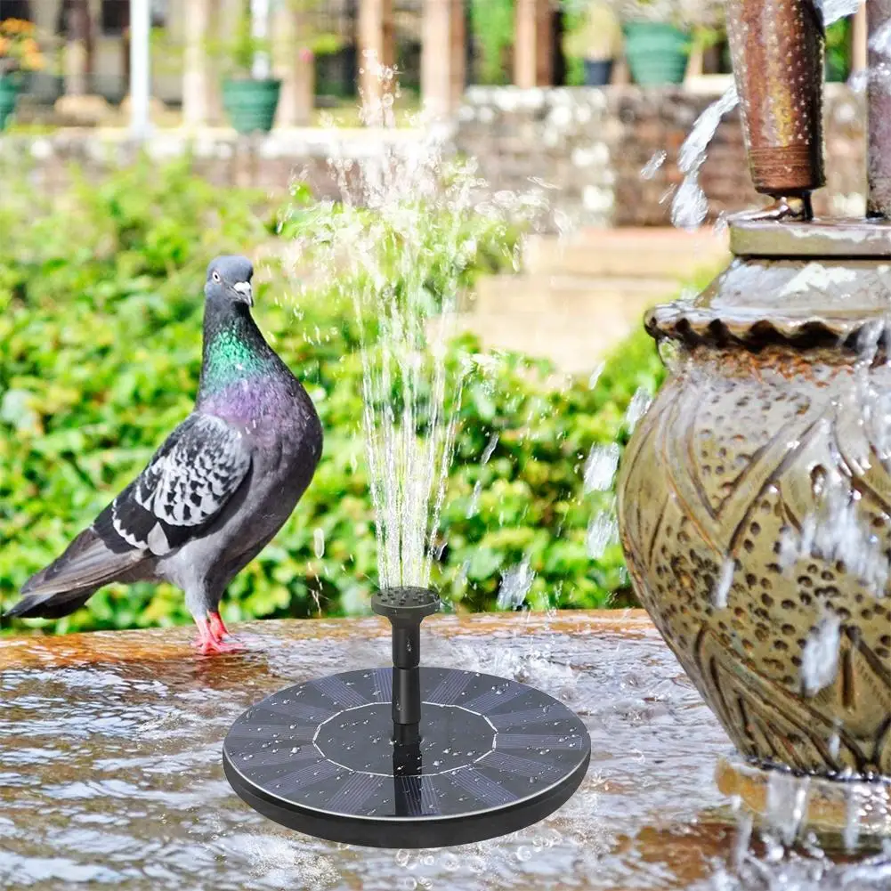 

1.6W Solar Fountain Solar Powered Bird Bath Fountain Floating Solar Fountain Pump Garden Decoration Fountain For Pond Pool