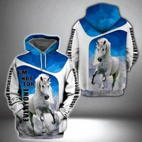 mens hoodie 3d printing for men andalusian horse not for everyone unisex springautumn casual pullover loose hooded streetwear