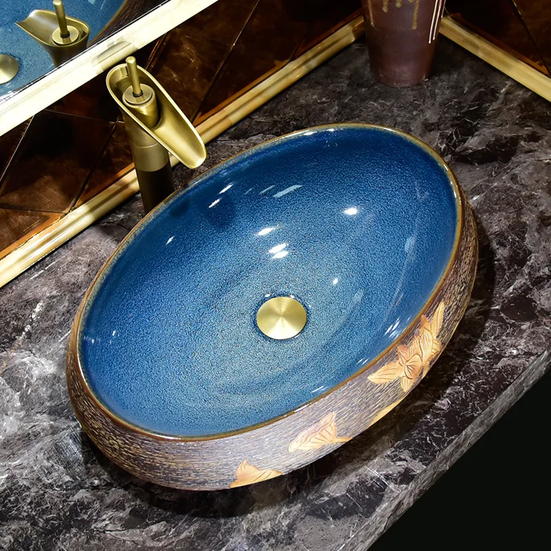 Рабочая поверхность раковина для ванной комнаты керамическая фарфоровая