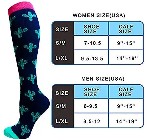 

Compression Socks Unisex Knee Stockings 30 MmHg For Outdoor Running Pregnant Edema Varicose Veins Anti Fatigue Pain Relief Socks