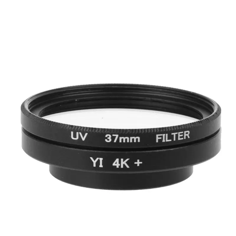 

37mm UV Lens Filter + Lens Ring Adapter + Protective Cap for Xiaomi Yi Camera New