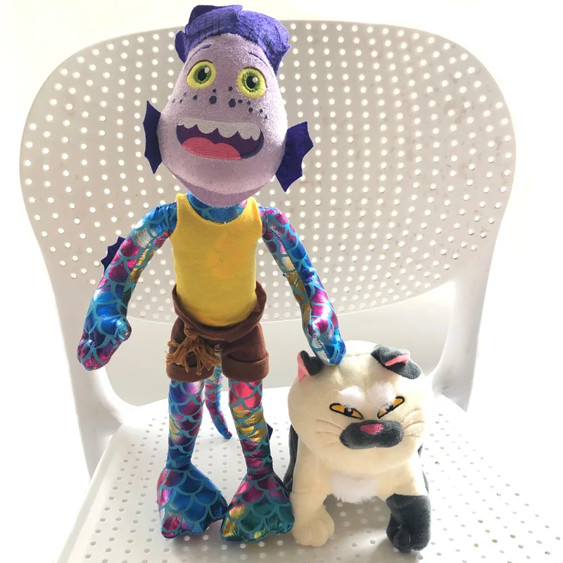 

18-40cm Disney Luca Movie Machiavelli Plush Toy Doll Cute Giulia Cat Daddy Doll Child Birthday Gift Toy Anime Plushie Accompany