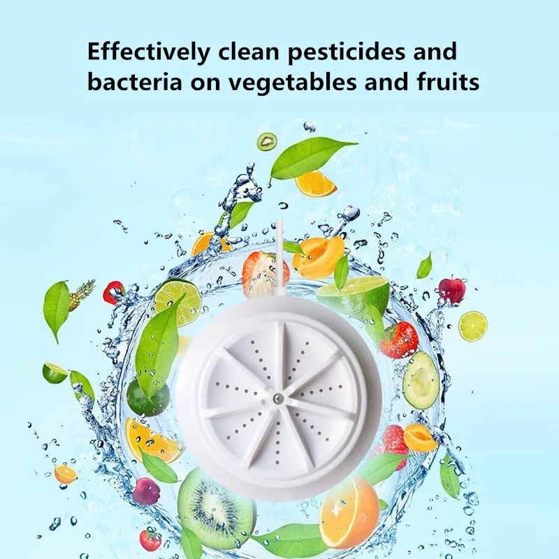USB Портативная стиральная машина ультразвуковая турбо шайба Мини дорожная для