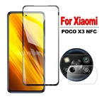 Защитное стекло для Xiaomi POCO X3 NFC, 1-2 шт., Защитное стекло для камеры телефона Xiomi PocoX3 NFC, Защитная пленка для экрана PocoX3 NFC