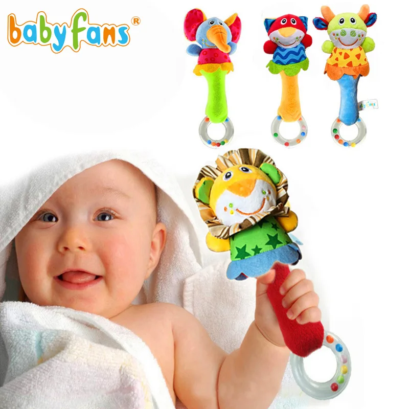 

0-3 Years Old Grasping Hand Bell Plush Toys BABI RATTL TOY Mobile on The Bed BABI RATTL Toys for Newborns