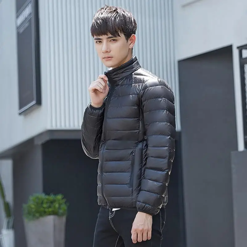 

2020 New Fashion Casual Ultralight Mens Duck Down Jackets Autumn & Winter Coat Men Lightweight Duck Down Jacket Men Overcoatsnew