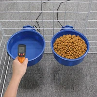 winter pet dog heating bowl heat preservation constant temperature thermostat heated basin cage hanging water feeder%c2%a0