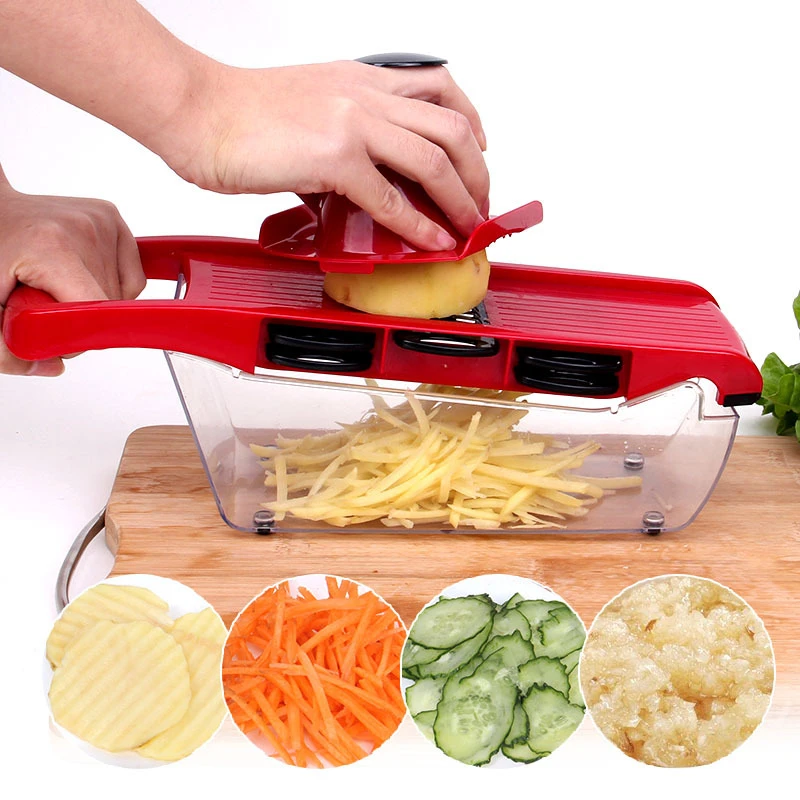 

Multifunctional Slicer Vegetable Slicer Potato Peeler Carrot Cheese Grater Vegetable Cutter Kitchen Accessories Basket Home Item