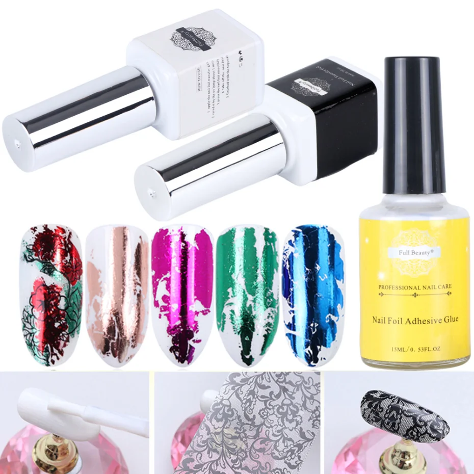 Клей для нейл арта 15 мл переводной фольги стикер звездного неба клей фольга