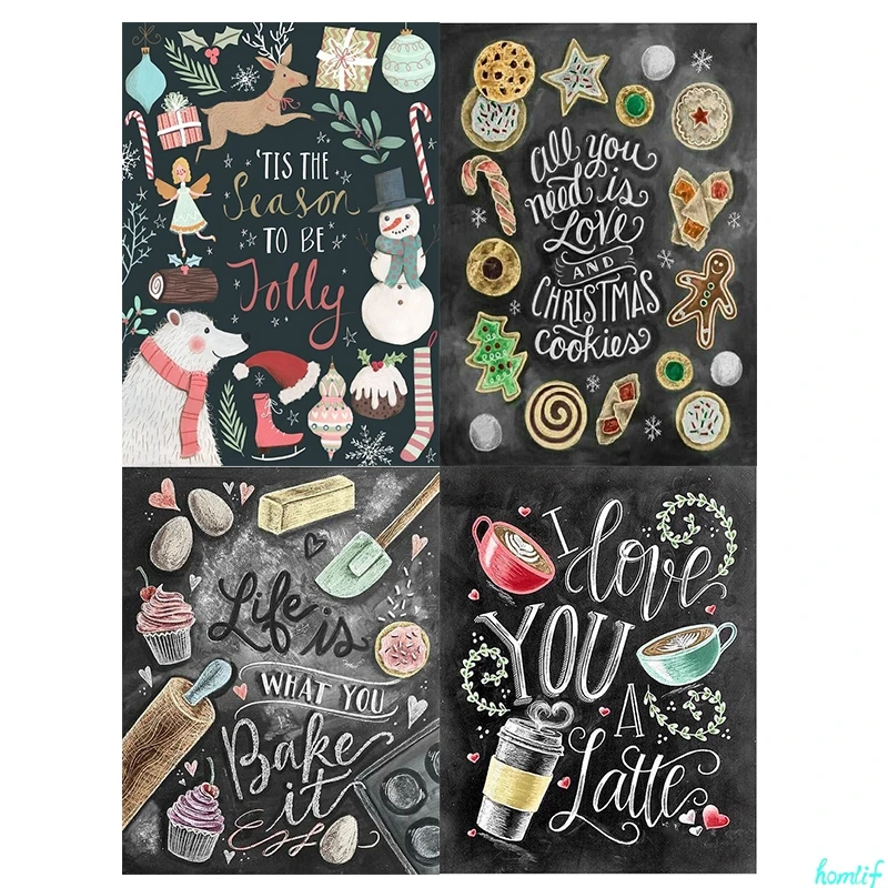 Черный фон буквы 3D сделай сам алмазная живопись вышивка крестиком Стразы для