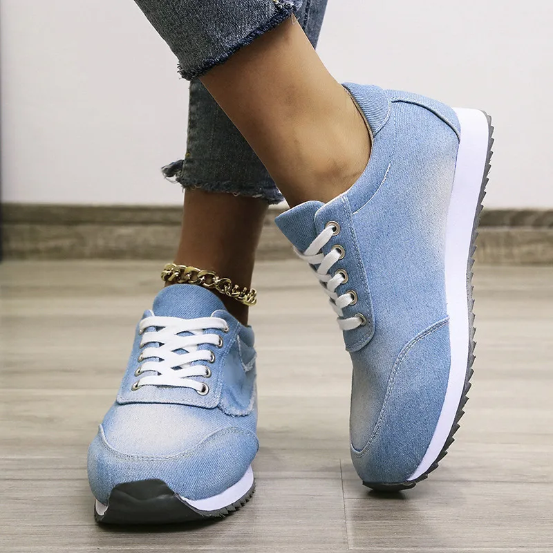 

2021 Fashion Women Sneakers Knitted Plus Size Solid Breathable Ladies Footwear Comfortable Spring Autumn Female Flat Shoes