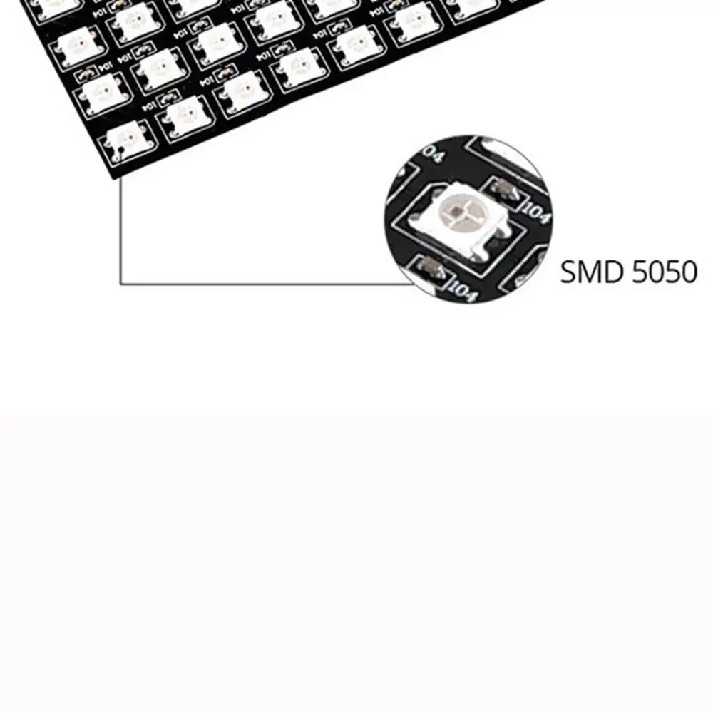 Модуль 16X16 WS2812B матричный экран светодиодный цифровой гибкий индивидуально