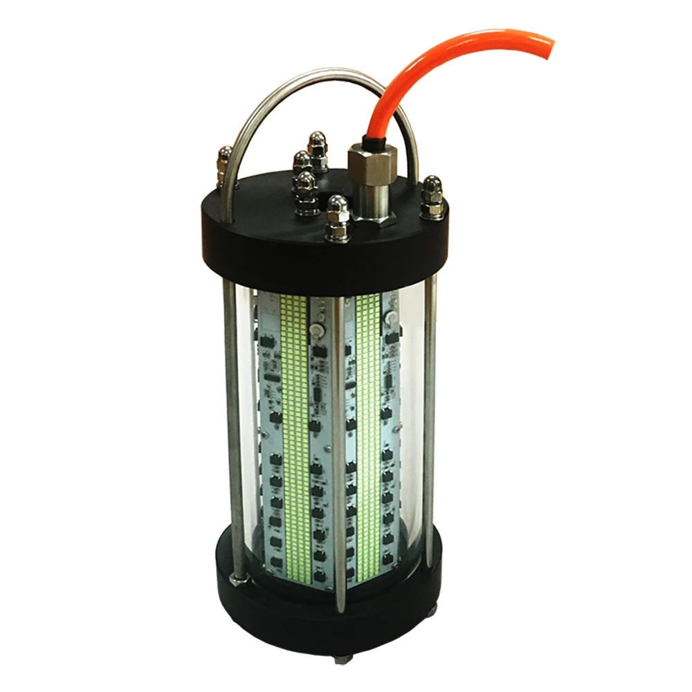 Goede AC220V 1000 W/1200 W Pesca Led Vis Aantrekken Led Groen Onderwater Fish Night Vissen Licht Inktvis Lamp Lokken Aas Finder