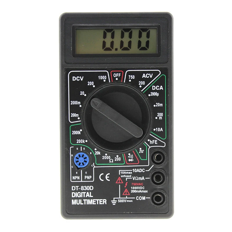 1Pcs Digital Multimeter AC/DC Ammeter Voltmeter with Buzzer Tester Voltage | Инструменты