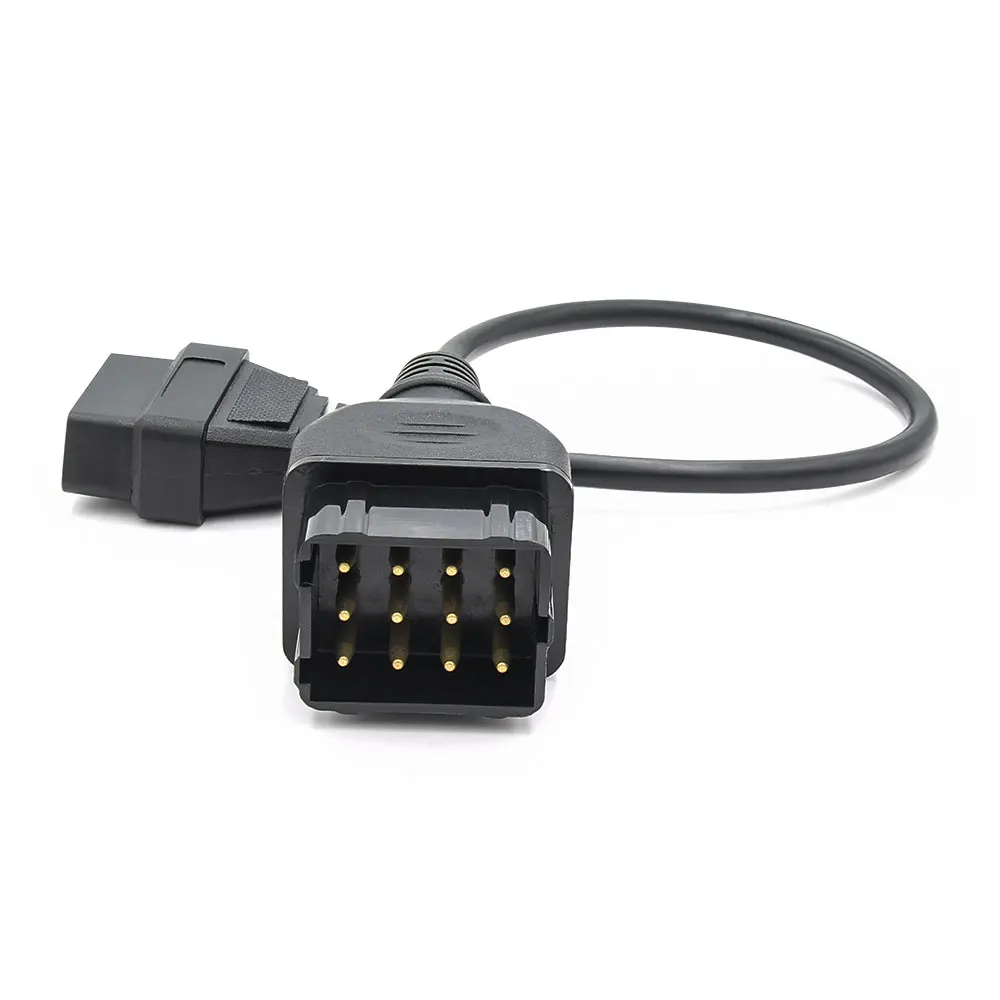 Для ГАЗ 12Pin дизельный мужчина к OBD2 16Pin Женский адаптер автомобильного
