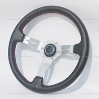 14 inch nd real leather racing car steering wheel